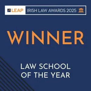 Winner Law School of the year LEAP Irish law Awards 2025