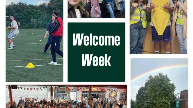 Collage of events for UL Global Welcome Week A25