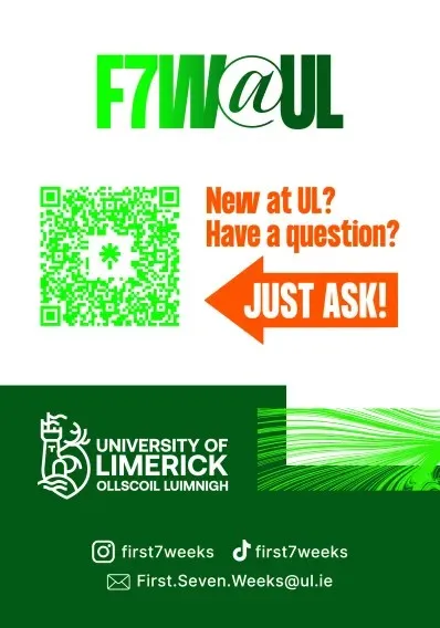 First Seven Weeks poster with QR code
