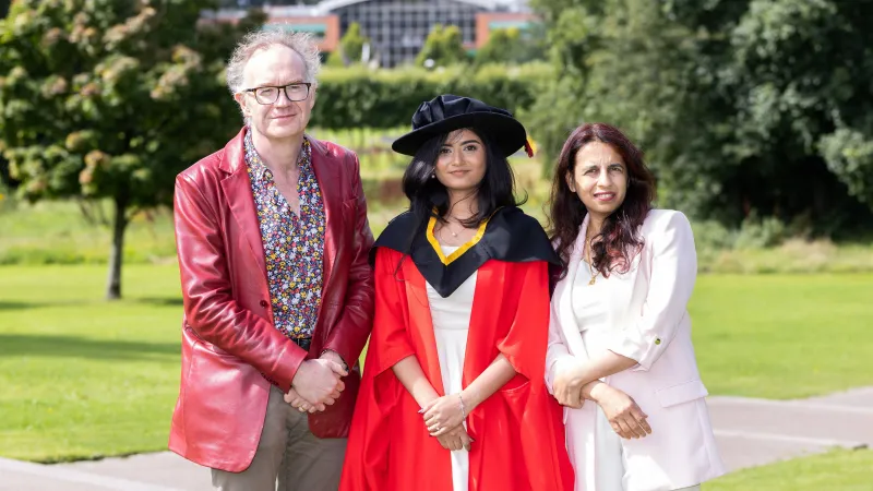 Conor Ryan, Gauri Vaiyda and Meghana Kshirsagar pictured at UL