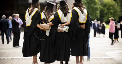 four female graduates at UL