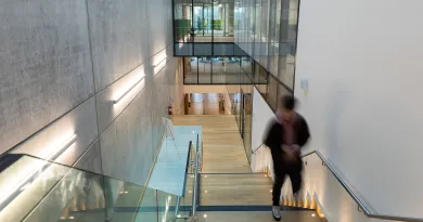 UL Library Feature staircase