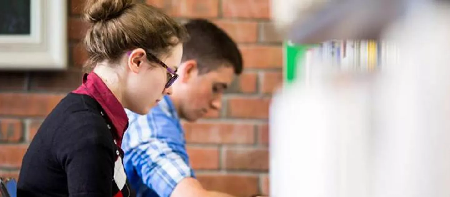 Image of students in UL Library